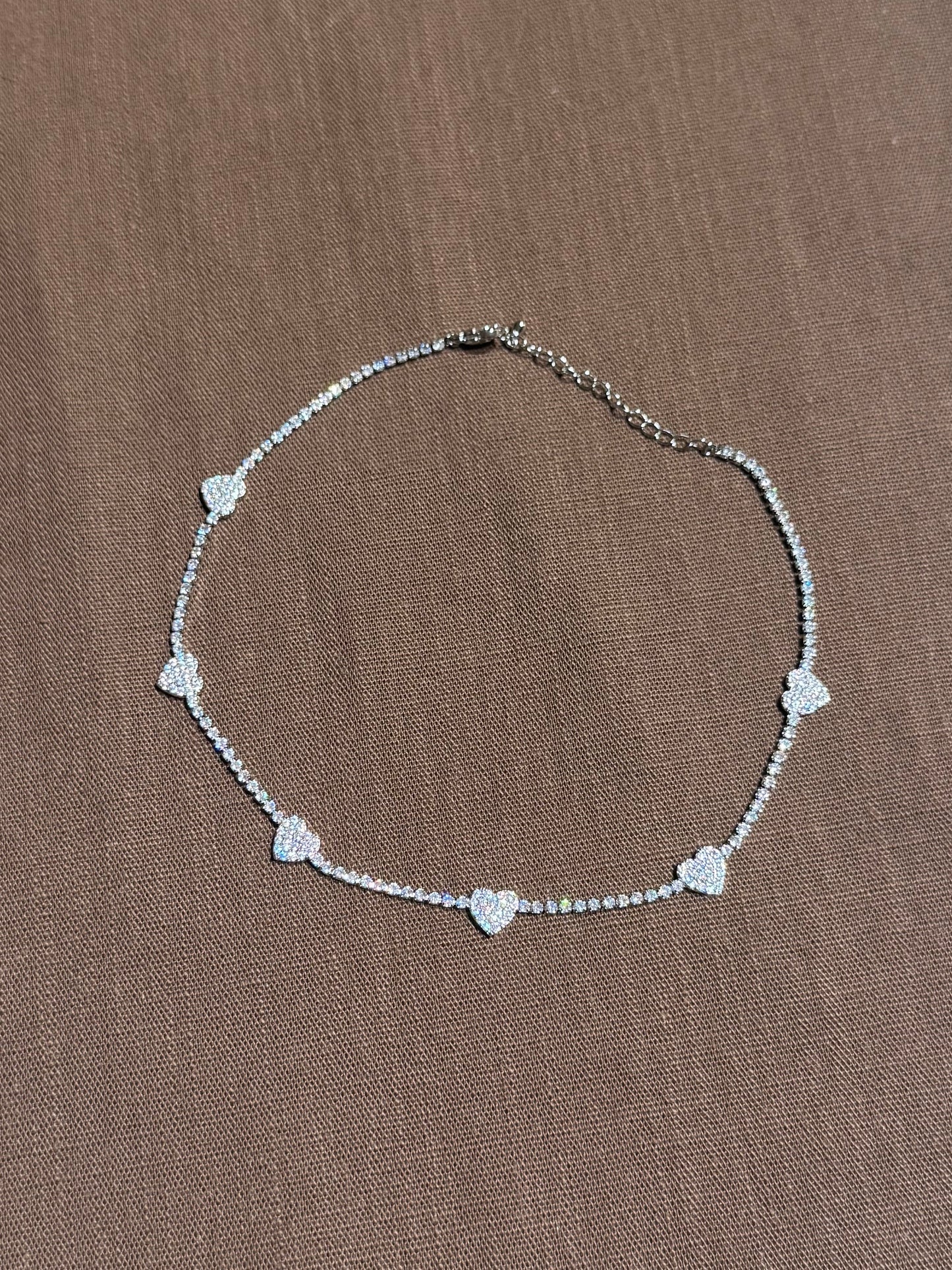 Collana Tennis Heart