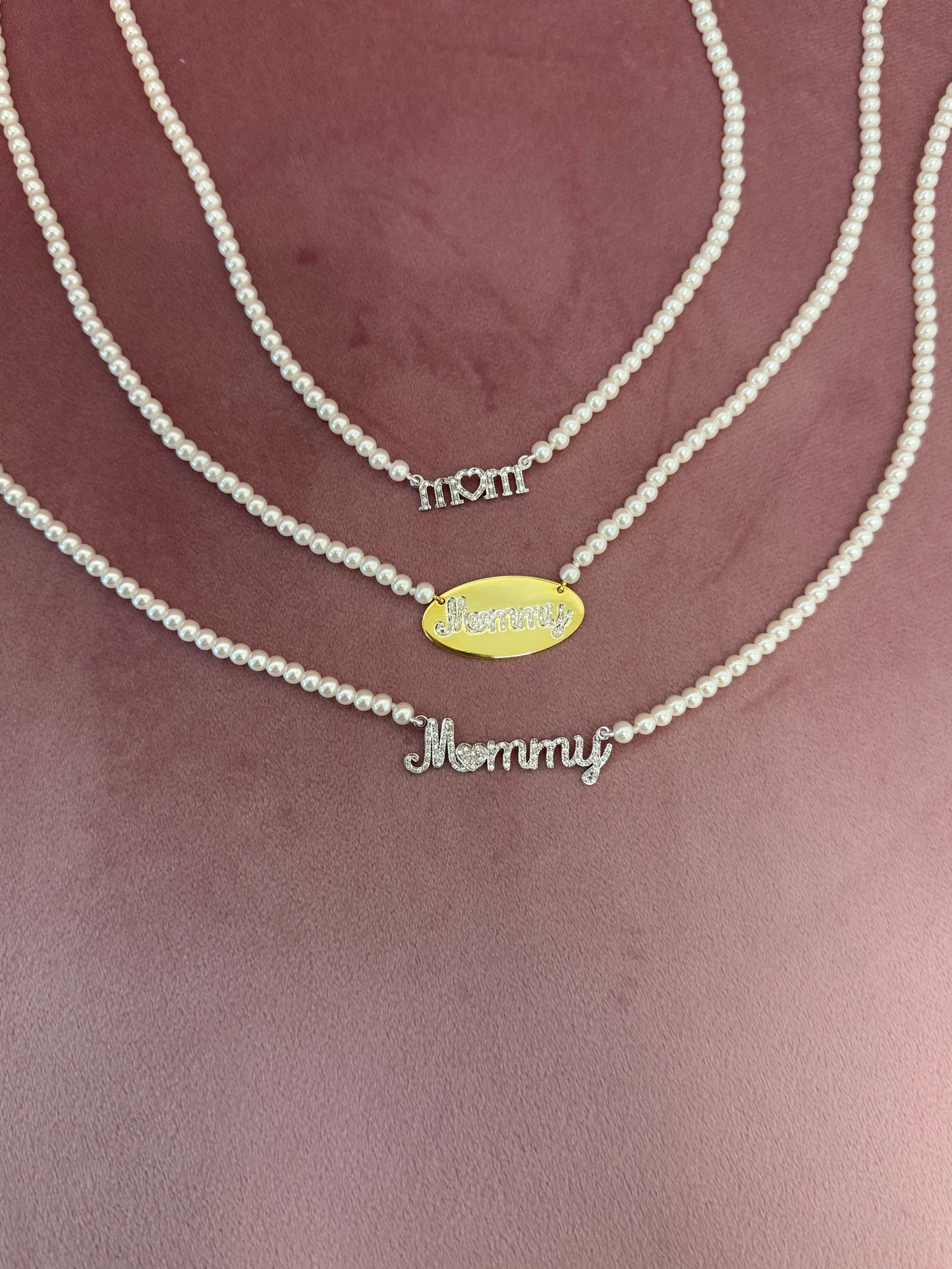 Collana Name Diamond Pearl Edition