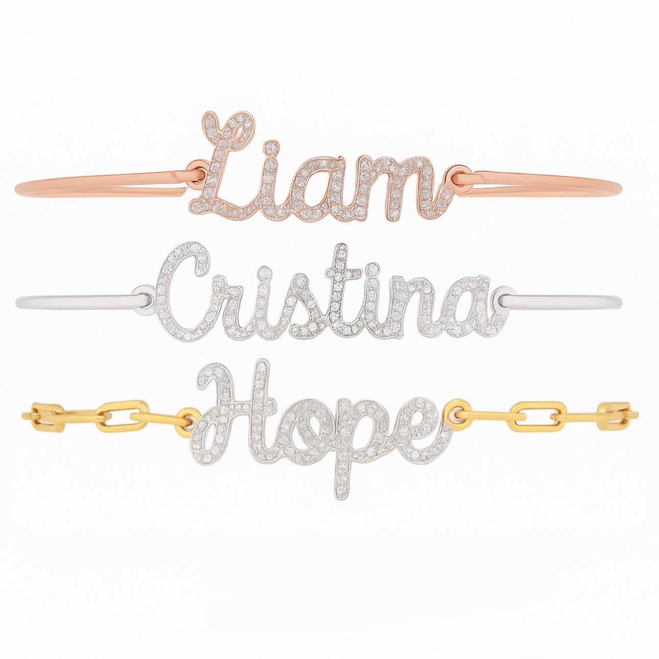Bracciale Name Diamond