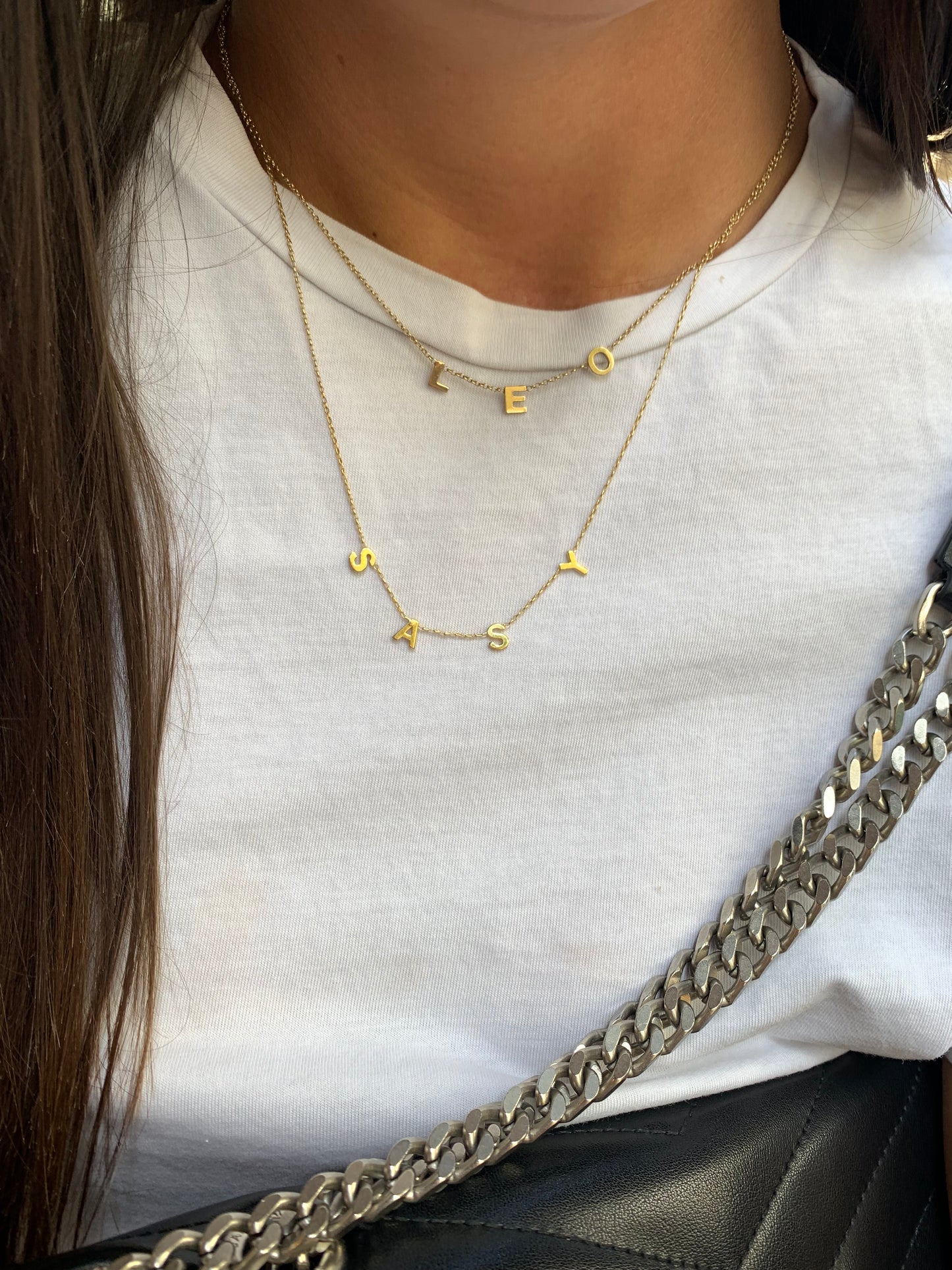 Collana Personalizzata con Lettere Saldate