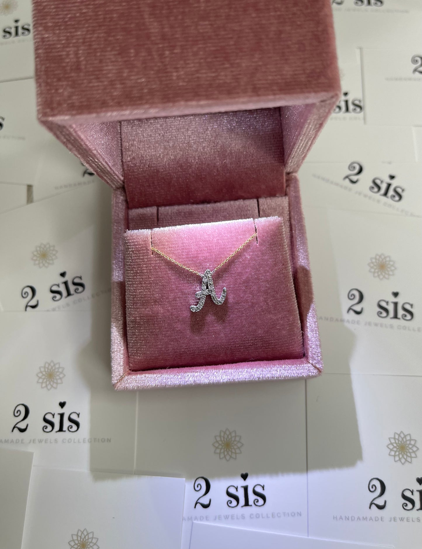 Collana Letter Diamond GOLD