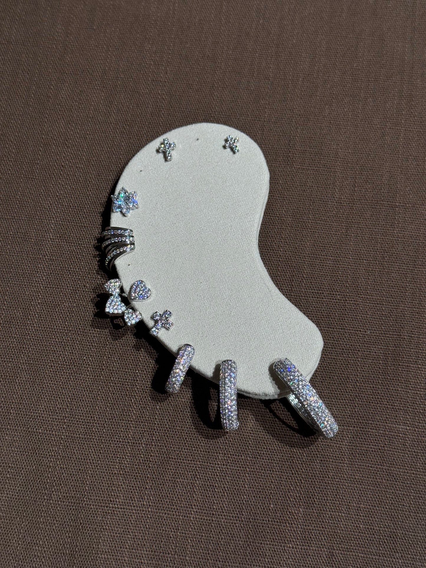 Orecchini Cerchi Pavè