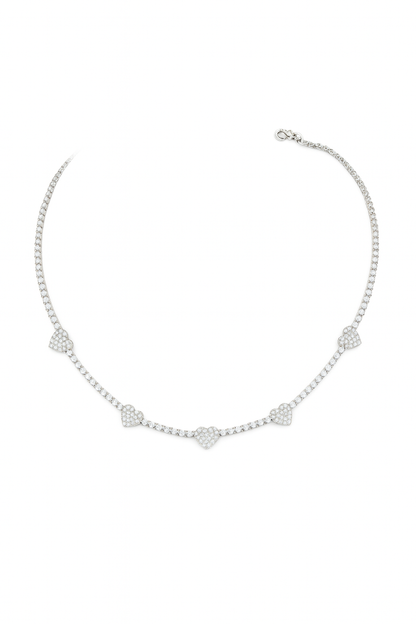 Collana Tennis Heart