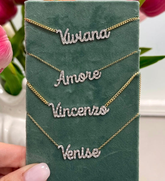 Collana Name Diamond