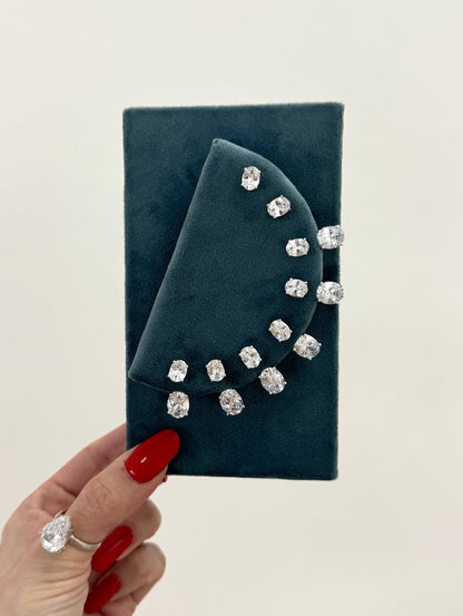 Orecchini Hailey Double Oval cut