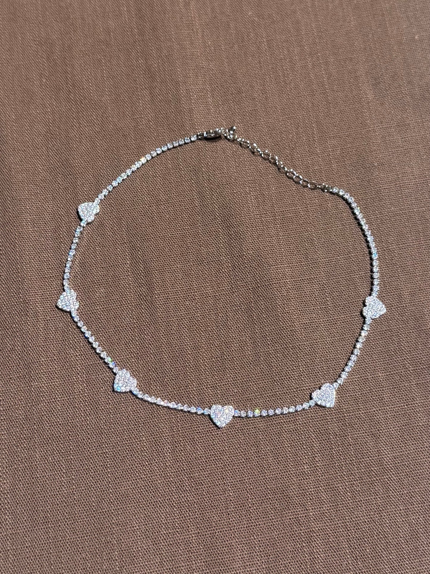 Collana Tennis Heart