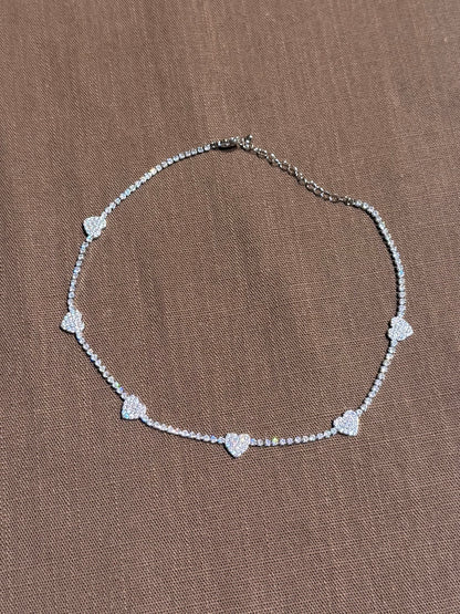 Collana Tennis Heart