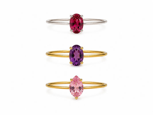 Set di 3 mini ring
