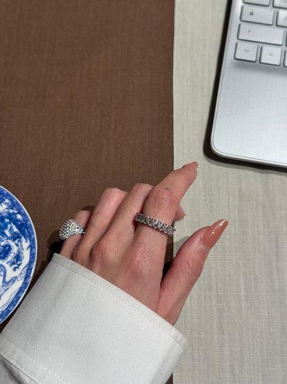 Anello Veretta Ovale