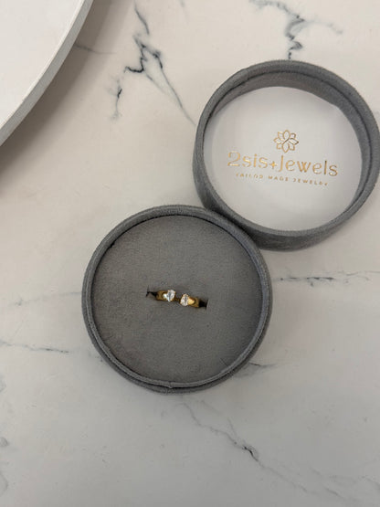 Anello Doppia Goccia