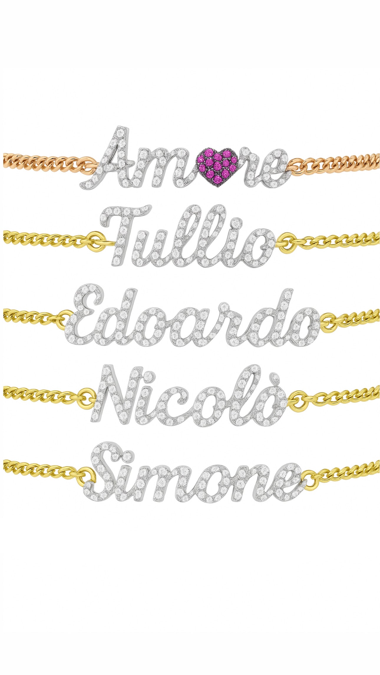 Bracciale Name Diamond