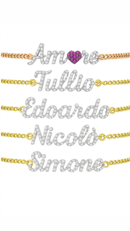 Bracciale Name Diamond