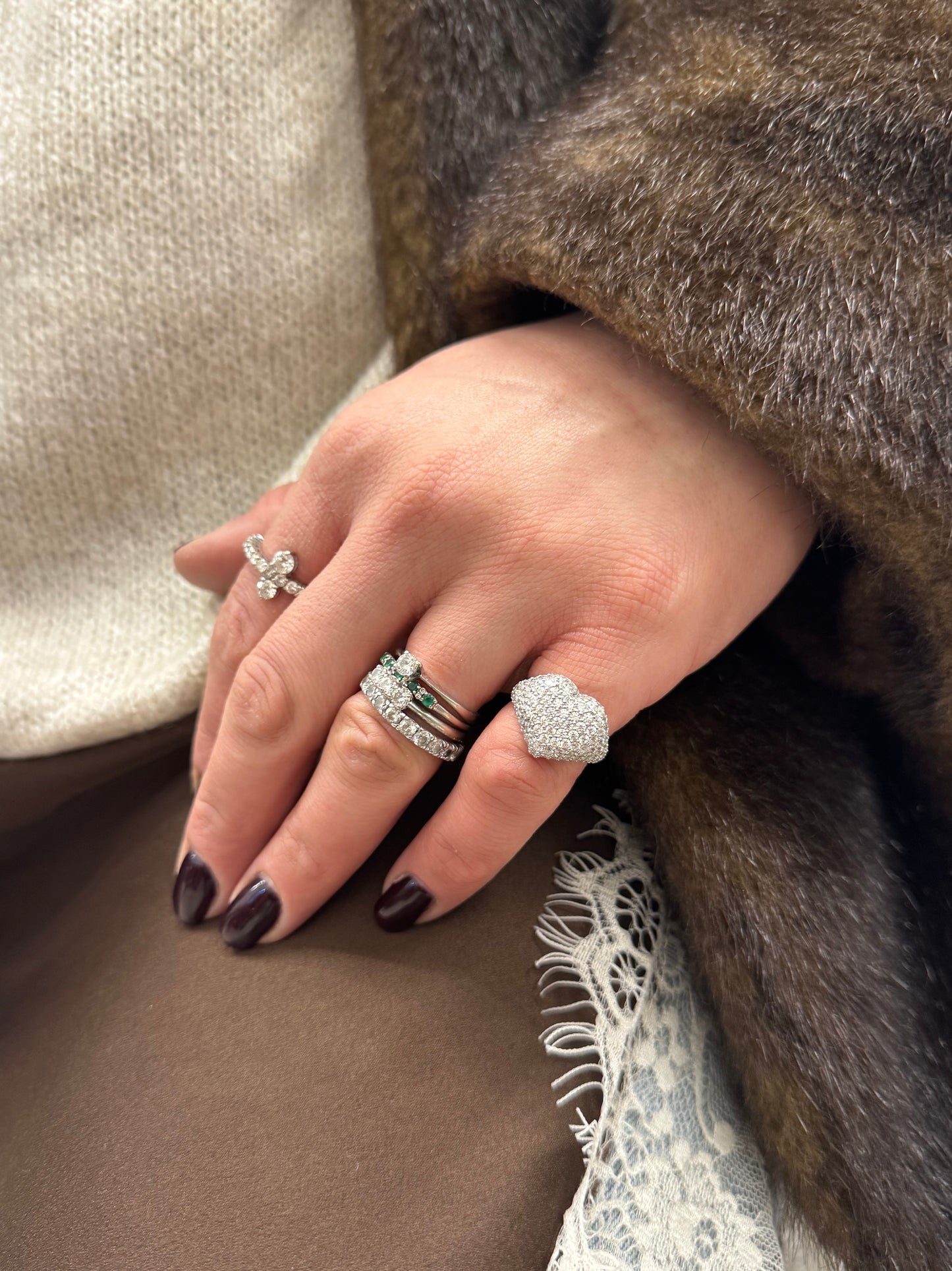 Chevalier Heart Pavé