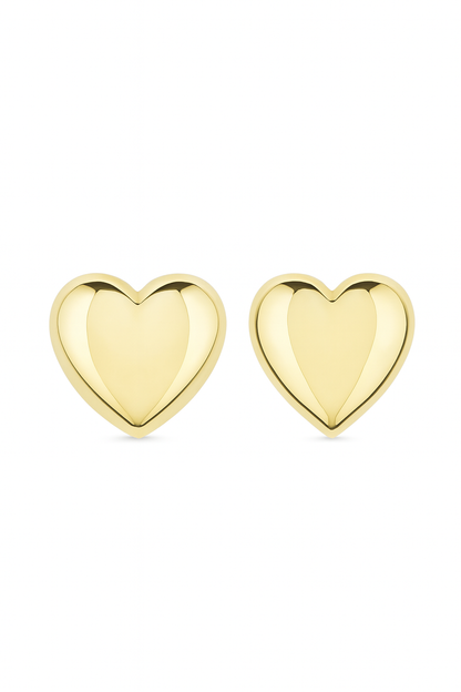 Orecchini Cuori Bombati GOLD M