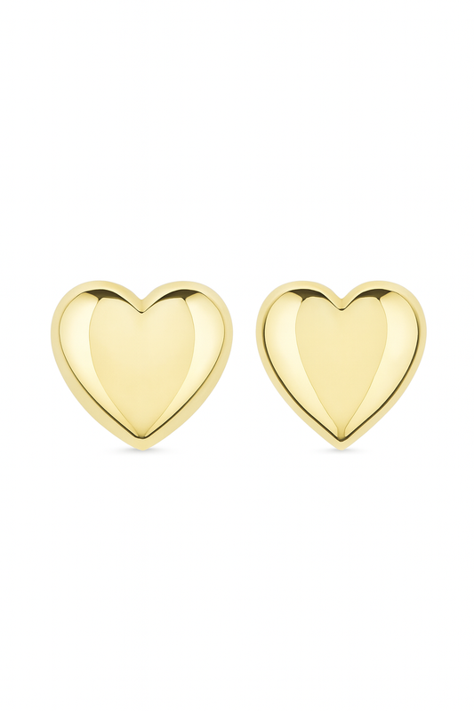 Orecchini Cuori Bombati GOLD M