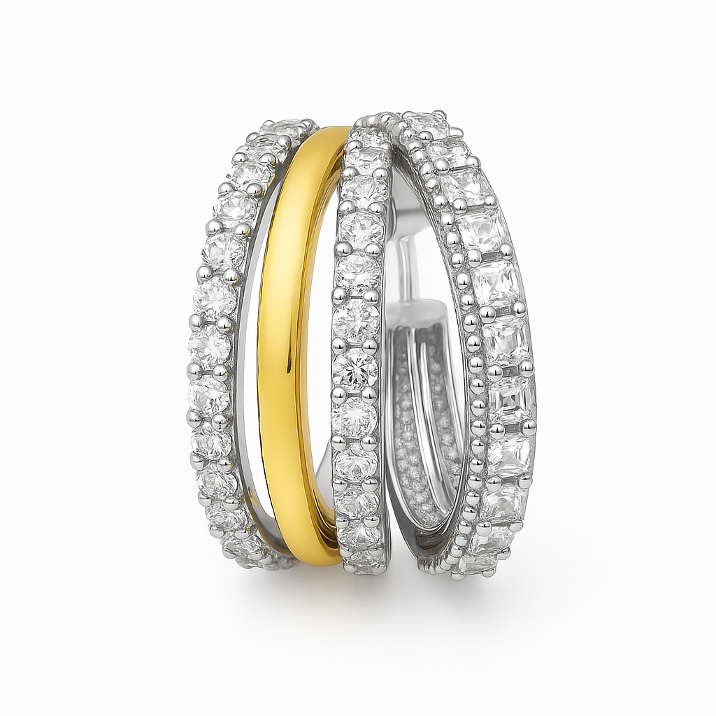 Orecchini multi cerchi