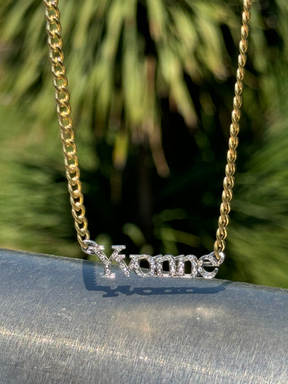 Collana Groumetta Name Diamond