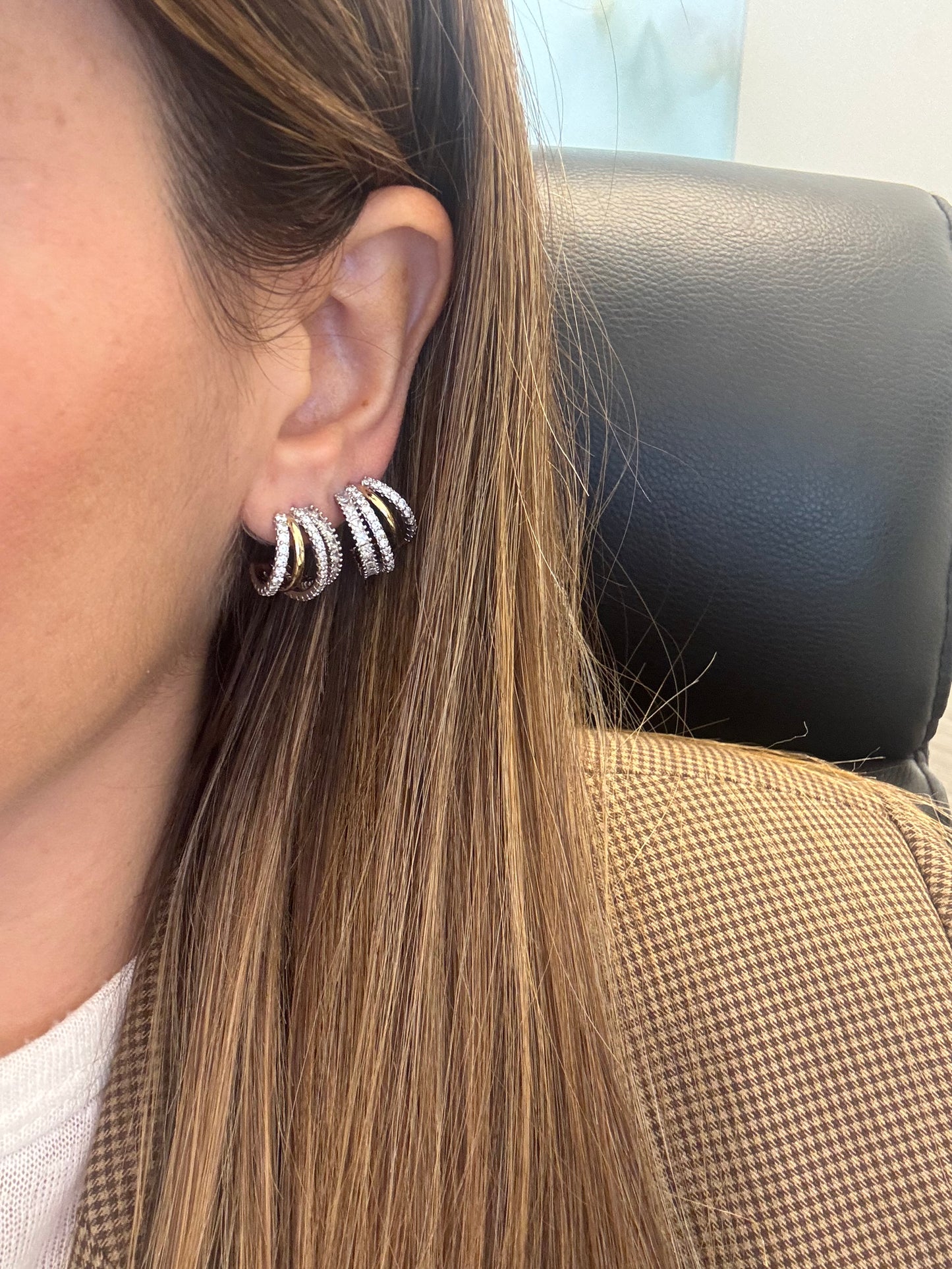 Orecchini multi cerchi