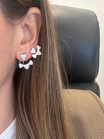 Orecchini multi cuore