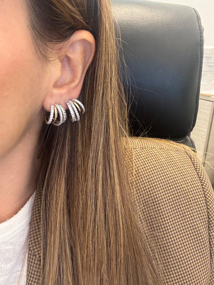 Orecchini multi cerchi