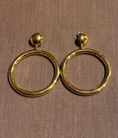 Orecchini cerchi Gold