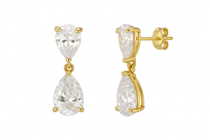 Orecchini Hailey Double Goccia