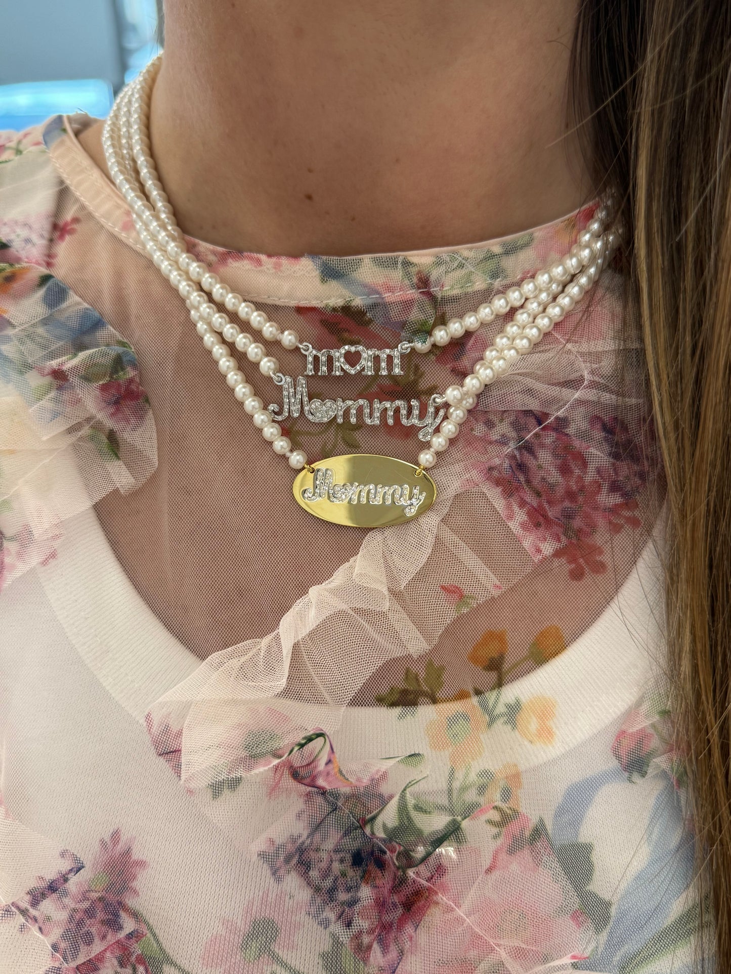 Collana Name Diamond Pearl Edition