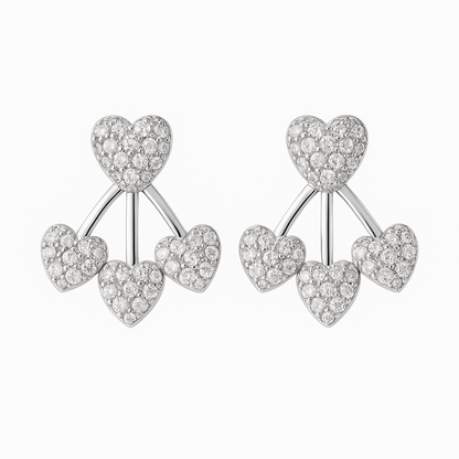 Orecchini multi cuore