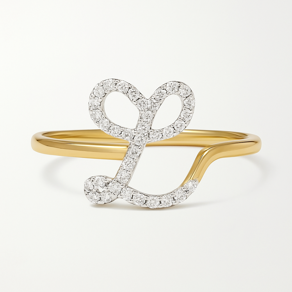 Anello Letter Diamond