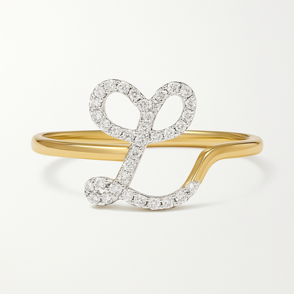 Anello Letter Diamond