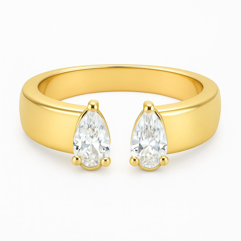 Anello Doppia Goccia