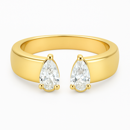 Anello Doppia Goccia