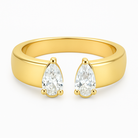 Anello Doppia Goccia