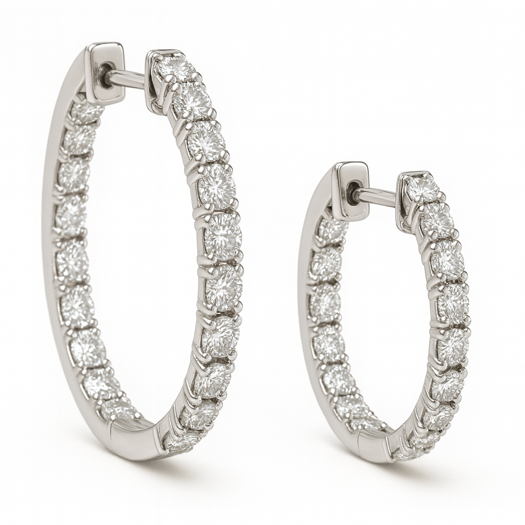 Orecchini Cerchi BIG Diamond