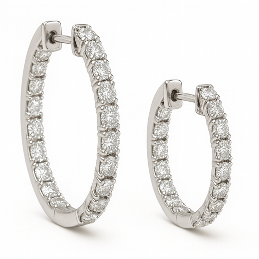 Orecchini Cerchi BIG Diamond