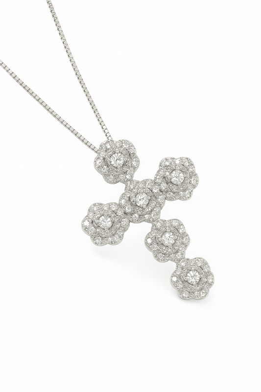 Collana Cross Camelia