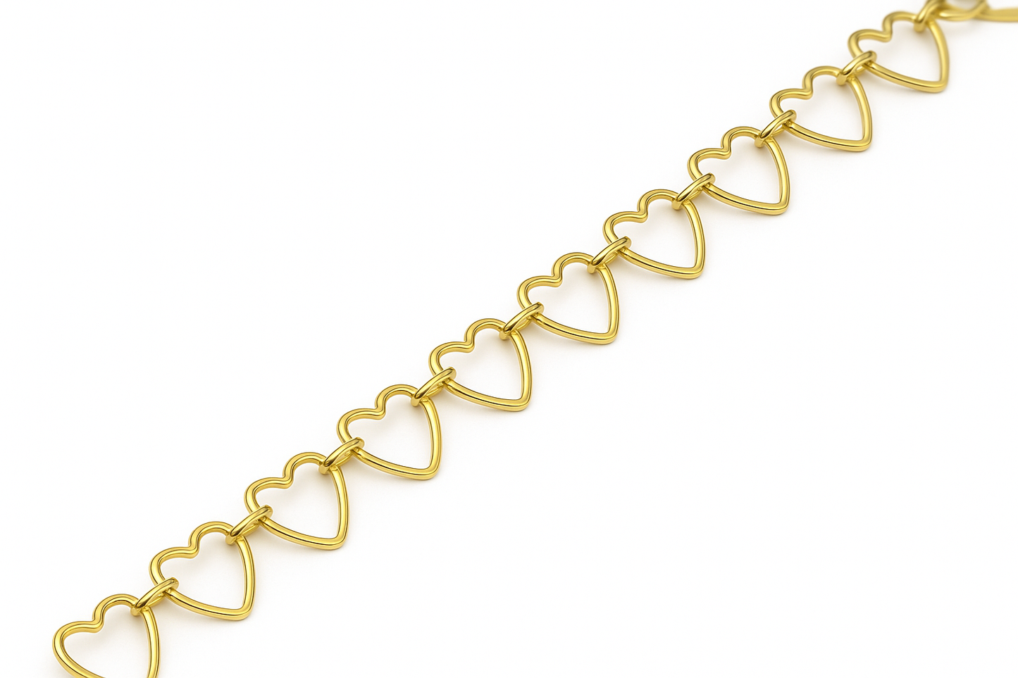 Cavigliera Cuori Intrecciati