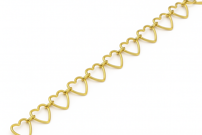 Cavigliera Cuori Intrecciati