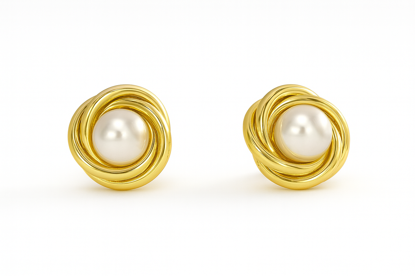 Orecchini Tarallo con Perle