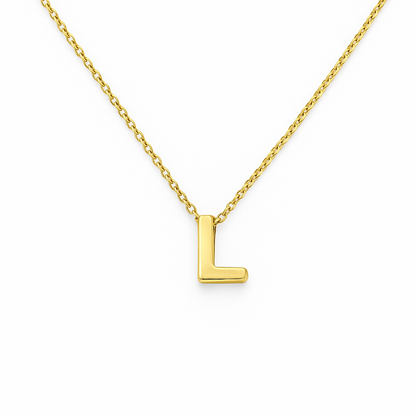 Collana mini letterina passante