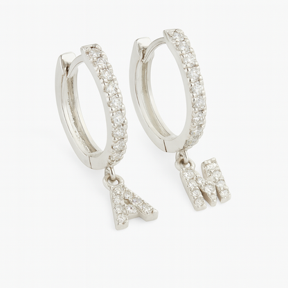 Orecchino Cerchio microLetter