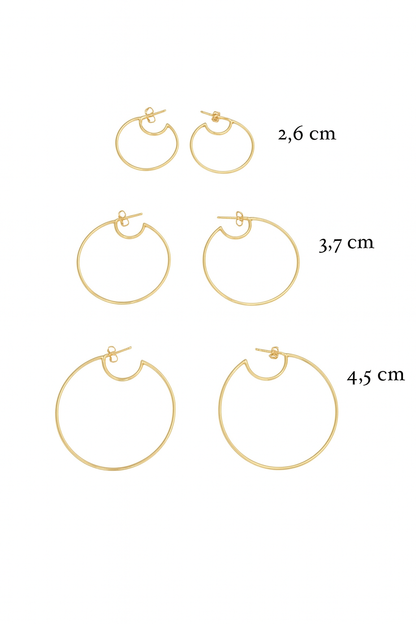 Orecchini Cerchi Slim