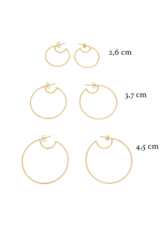 Orecchini Cerchi Slim