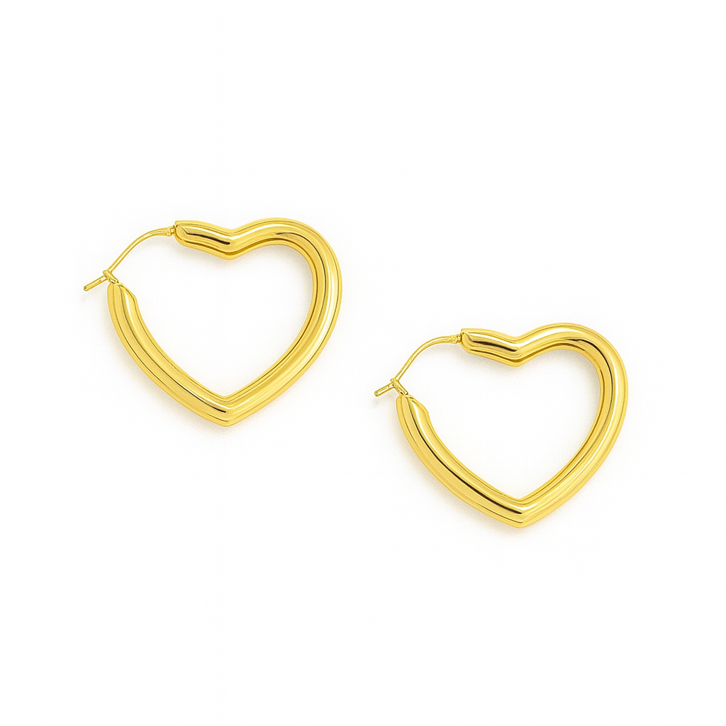 Orecchini Cerchi Cuore