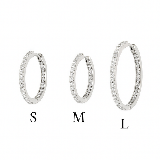 Orecchini Cerchi Diamond