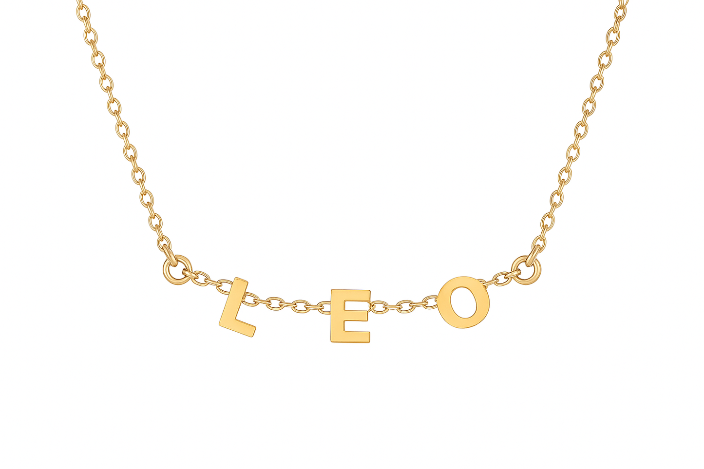 Collana Personalizzata con Lettere Saldate