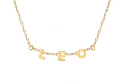 Collana Personalizzata con Lettere Saldate