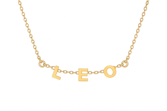 Collana Personalizzata con Lettere Saldate