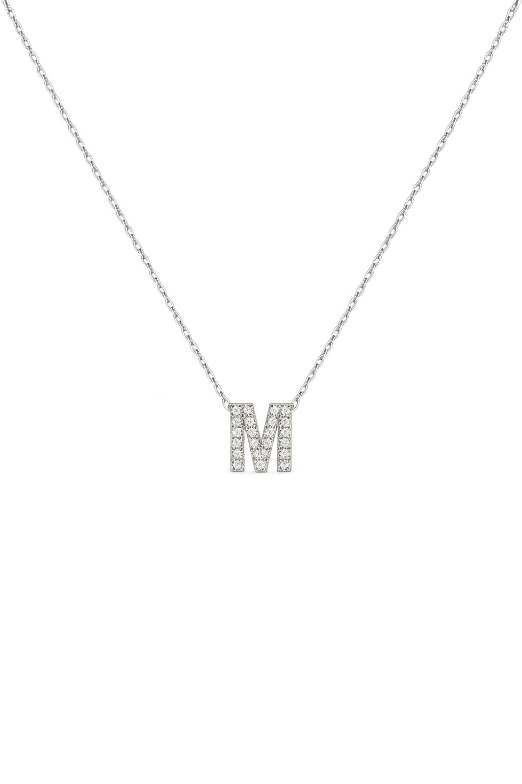 Collana microLetter Oro & Diamanti