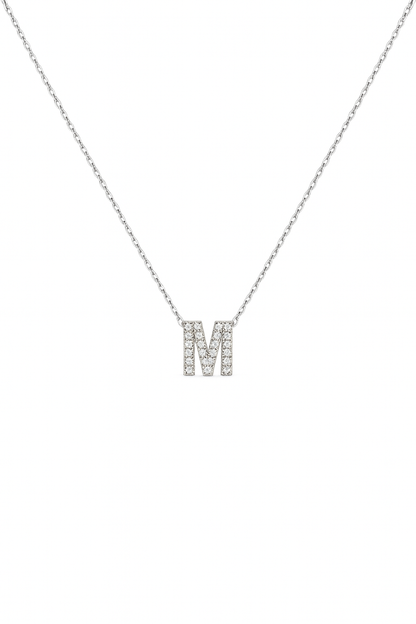Collana microLetter Oro & Diamanti